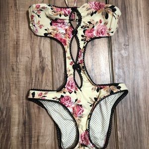 Betsey Johnson small one piece swim